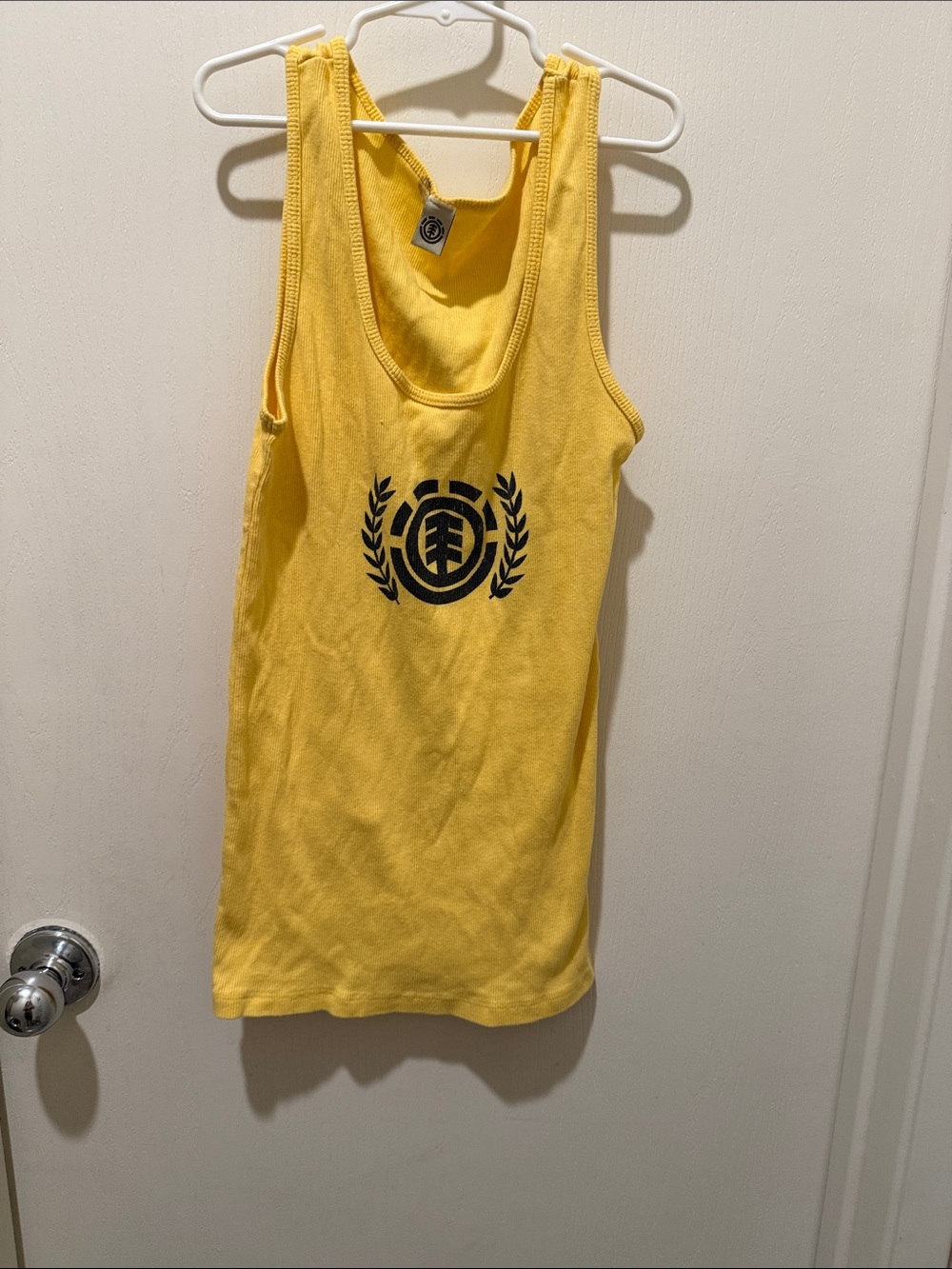Element Yellow Tank with Black Laurel Logo